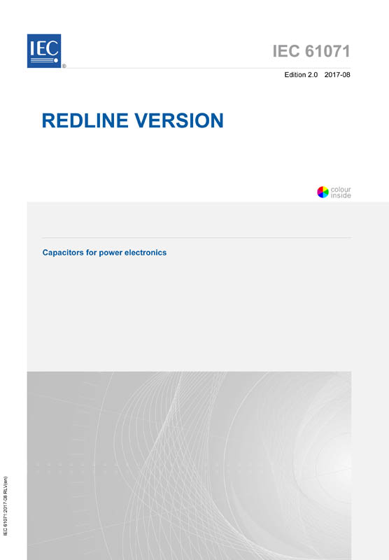 Cover IEC 61071:2017 RLV